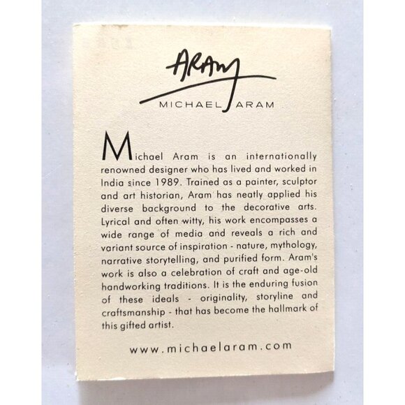 Michael Aram Designer Photo Frame Forest Leaf Cast Metal Silver Color 4 * 6 in - Picture 10 of 16